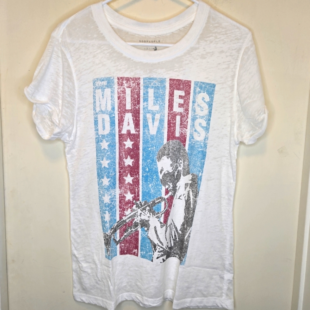 NIB Recycled Karma Miles Davis Tee